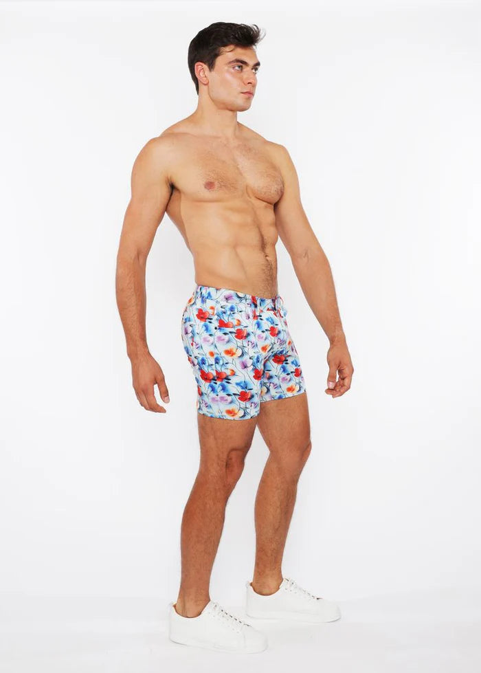 5" Inseam Printed Stretch Knit Short
