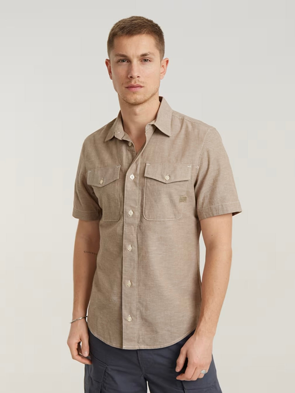 Marine Slim Shirt Short Sleeve 2.0