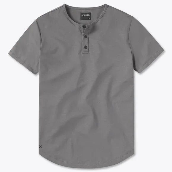 AO Henley Curve-Hem