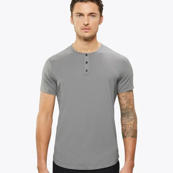 AO Henley Curve-Hem