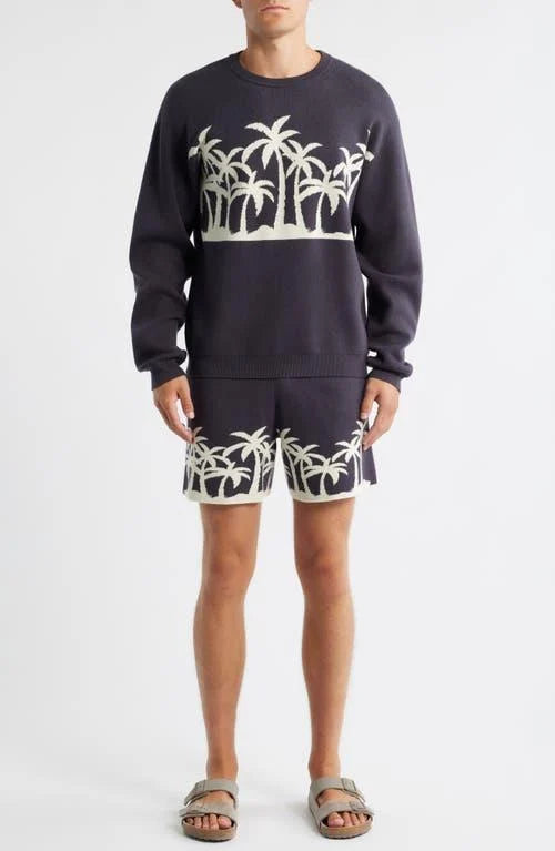 Palm Beach Knit Crewneck Sweater