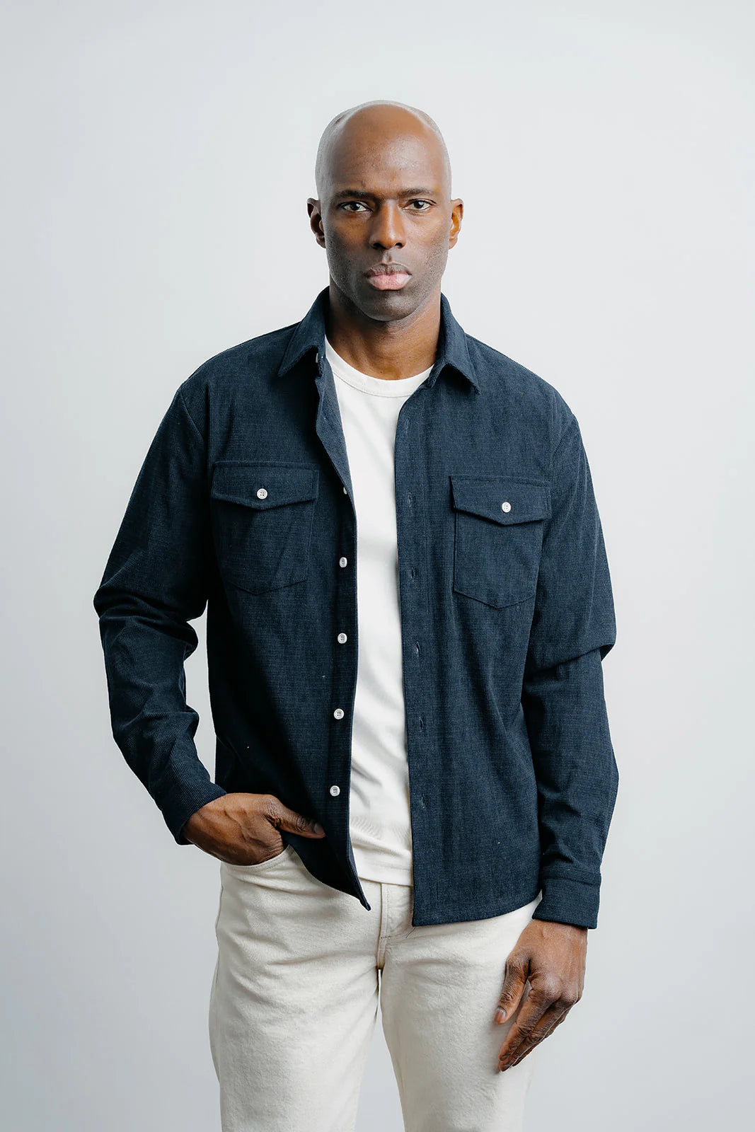 Textured Overshirt