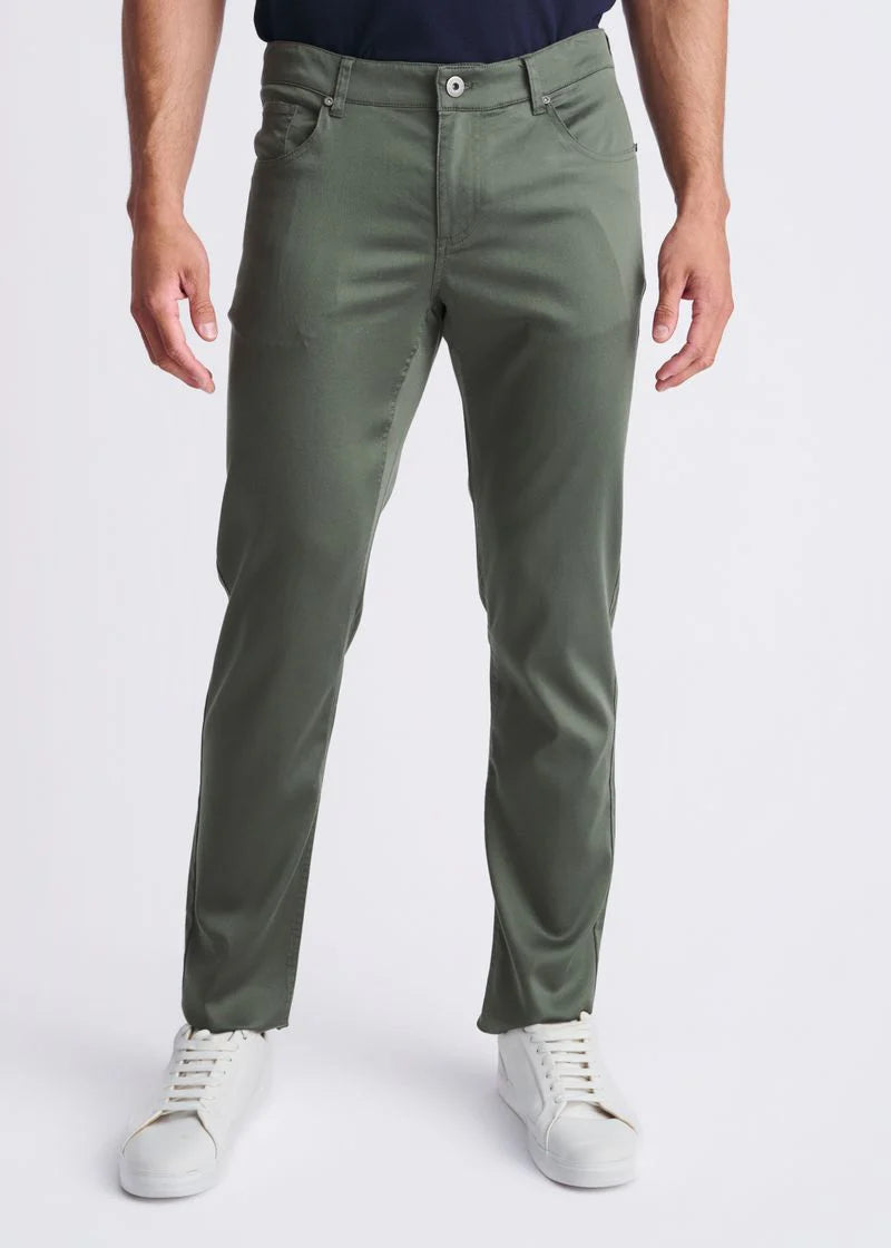 Lightweight Textured Stretch Woven 5 Pocket Jeans