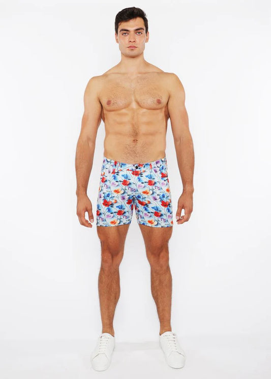 5" Inseam Printed Stretch Knit Short