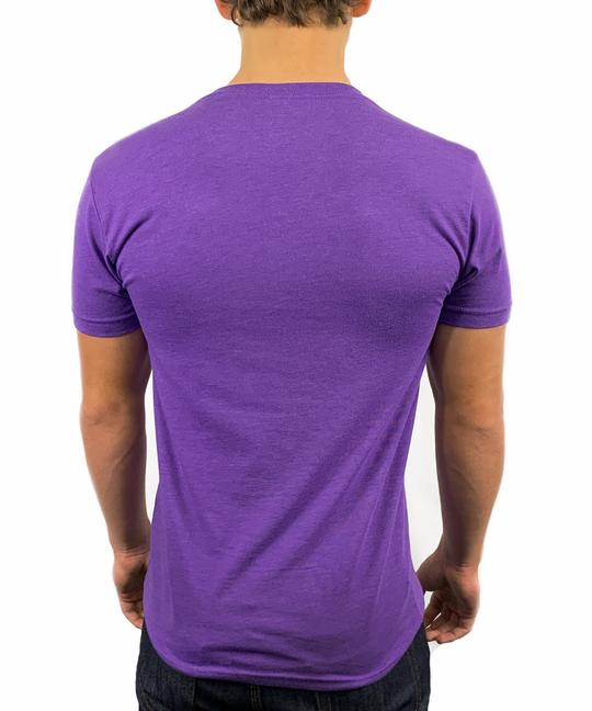 OLD PRODUCT ROLO BASIC  V-NECK T-SHIRT PURPLE RUSH