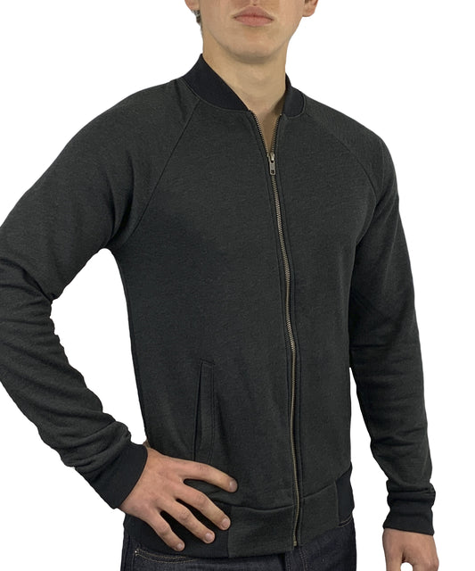 ROLO PREMIUM HEATHER BOMBER CHARCOAL